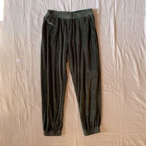 Oak + Fort velour pants
